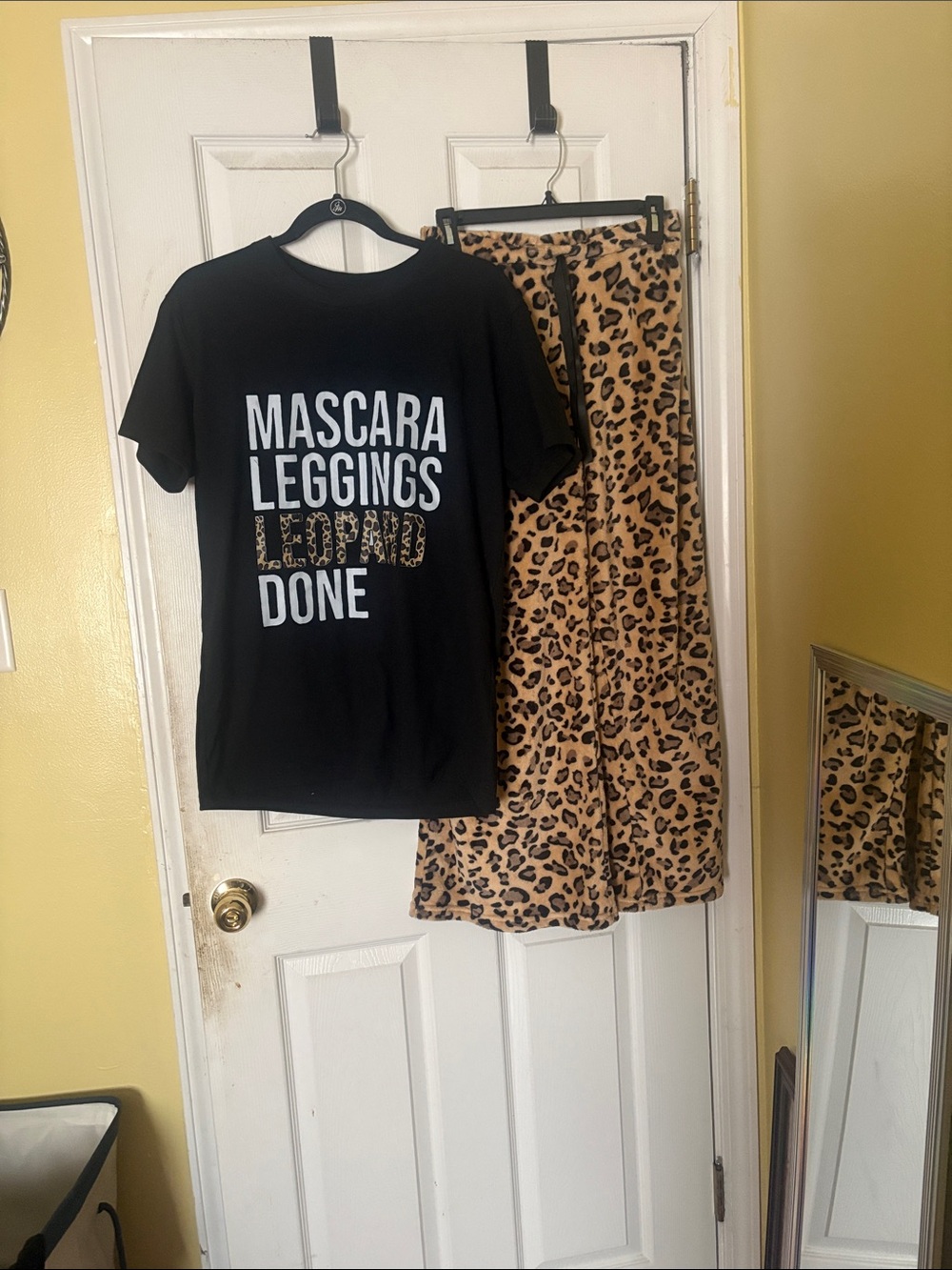 Leopard Print Home Accent Throw - Tan and Black